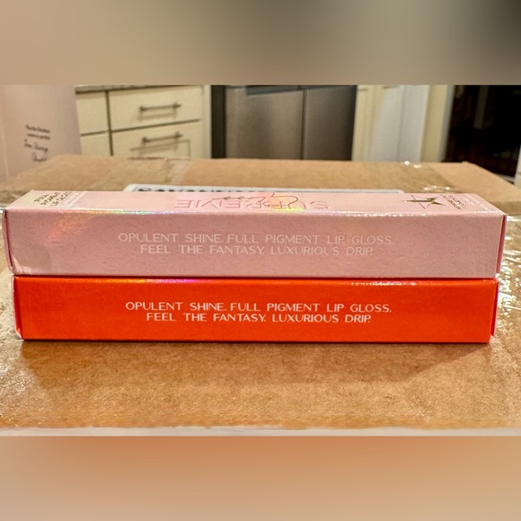 Jeffree Star Supreme Gloss Set of 2- Naked in the Dark & Nude Orange Full Size - Picture 4 of 7